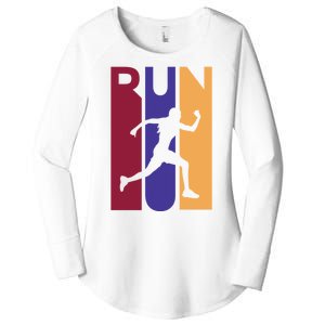 Colorful Run  Women's Perfect Tri Tunic Long Sleeve Shirt