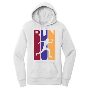 Colorful Run  Women's Pullover Hoodie