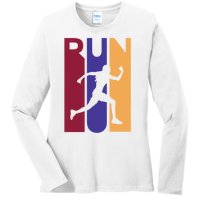 Colorful Run  Ladies Long Sleeve Shirt