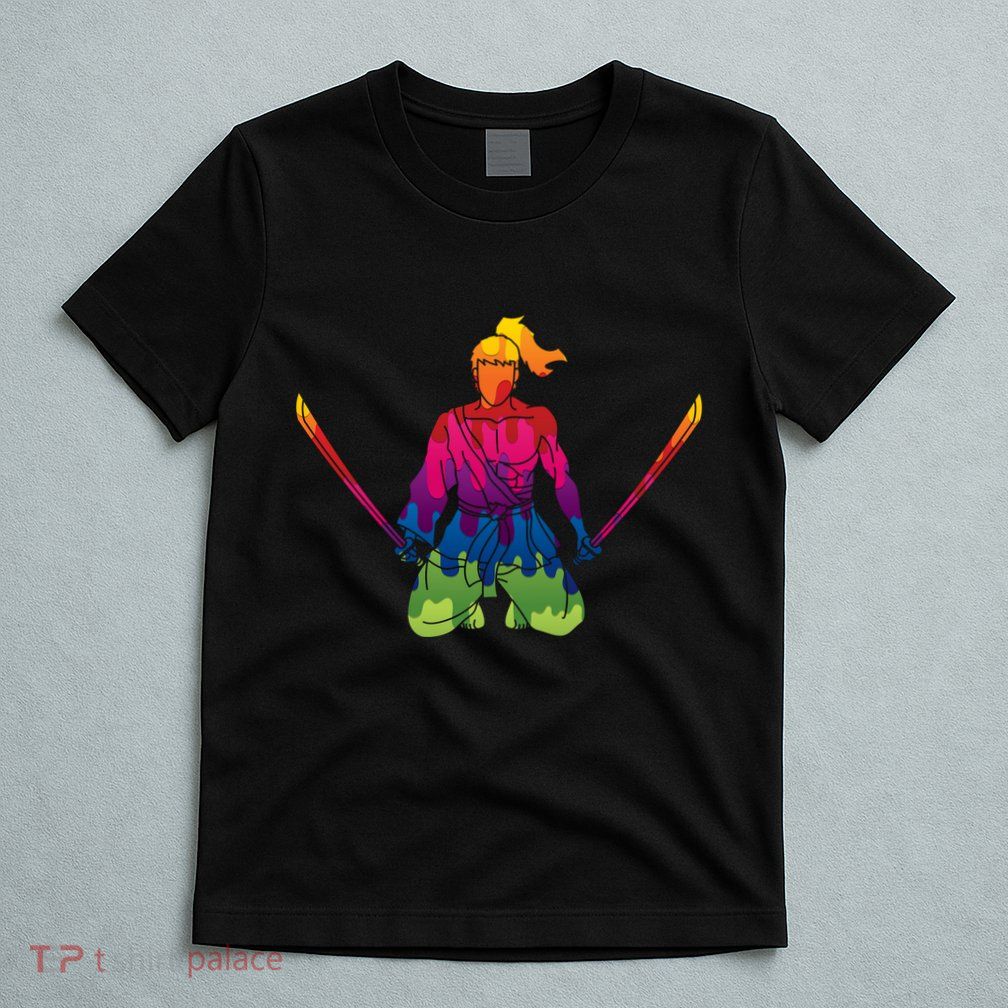 Colorful Samurai Katanas Swords Warrior T-Shirt