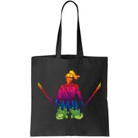 Colorful Samurai Katanas Swords Warrior Tote Bag