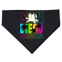 Colorful San Diego California USA-Made Doggie Bandana