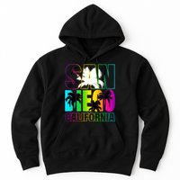 Colorful San Diego California Hoodie