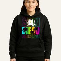Colorful San Diego California Hoodie