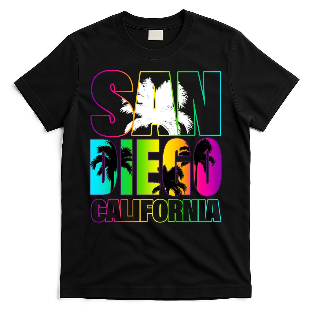 Colorful San Diego California T-Shirt