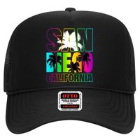 Colorful San Diego California Trucker Hat
