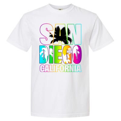 Colorful San Diego California Garment-Dyed Heavyweight T-Shirt