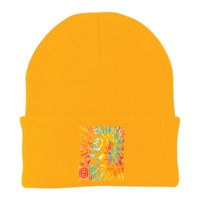 Colorful Second 2nd Grade Word Art Knit Cap Winter Beanie