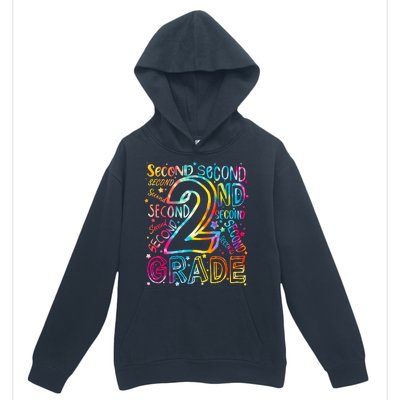 Colorful Second 2nd Grade Word Art Urban Pullover Hoodie