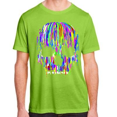 Colorful Skull Head Adult ChromaSoft Performance T-Shirt