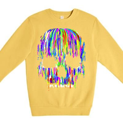 Colorful Skull Head Premium Crewneck Sweatshirt