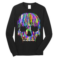 Colorful Skull Head Long Sleeve Shirt