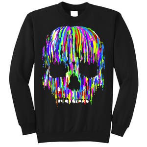 Colorful Skull Head Sweatshirt