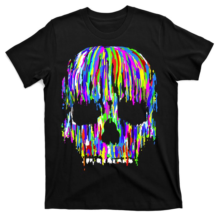 Colorful Skull Head T-Shirt