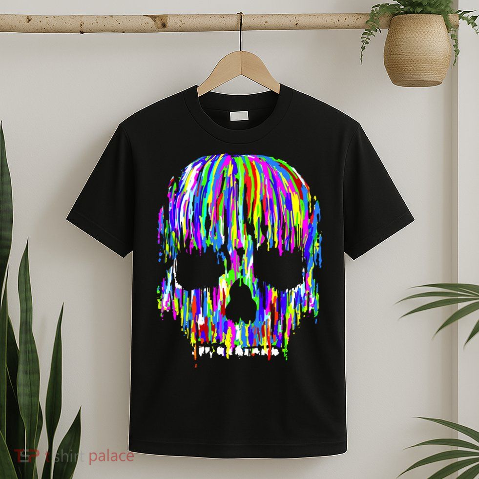 Colorful Skull Head T-Shirt