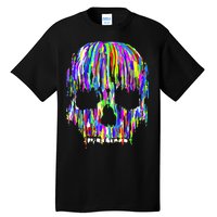 Colorful Skull Head Tall T-Shirt