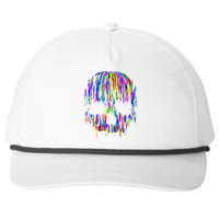 Colorful Skull Head Snapback Five-Panel Rope Hat