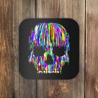 Colorful Skull Head Coaster