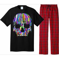 Colorful Skull Head Pajama Set