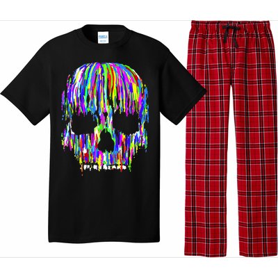 Colorful Skull Head Pajama Set