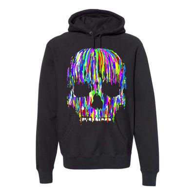 Colorful Skull Head Premium Hoodie