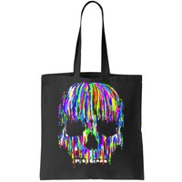 Colorful Skull Head Tote Bag