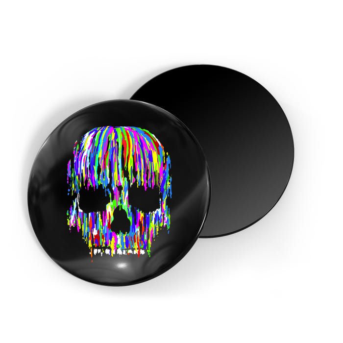 Colorful Skull Head Magnet