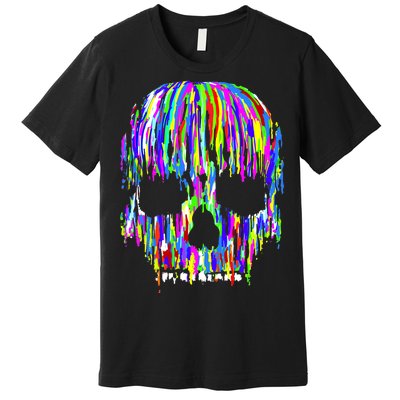 Colorful Skull Head Premium T-Shirt