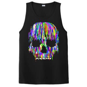 Colorful Skull Head PosiCharge Competitor Tank