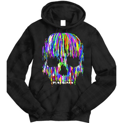 Colorful Skull Head Tie Dye Hoodie