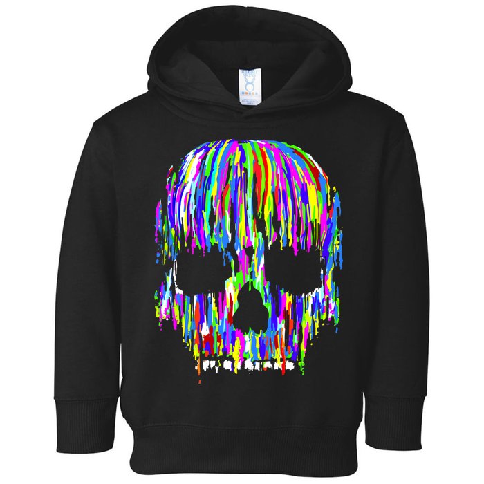 Colorful Skull Head Toddler Hoodie