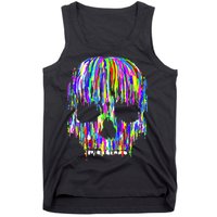 Colorful Skull Head Tank Top