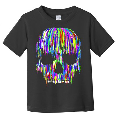 Colorful Skull Head Toddler T-Shirt