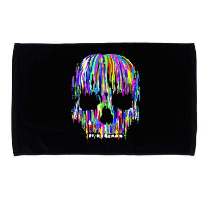 Colorful Skull Head Microfiber Hand Towel