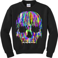 Colorful Skull Head Kids Sweatshirt