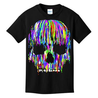 Colorful Skull Head Kids T-Shirt