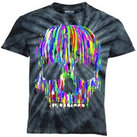 Colorful Skull Head Kids Tie-Dye T-Shirt