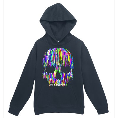 Colorful Skull Head Urban Pullover Hoodie