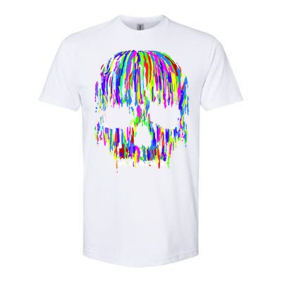 Colorful Skull Head Softstyle® CVC T-Shirt