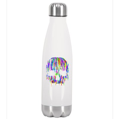 Colorful Skull Head Stainless Steel Insulated Water Bottle