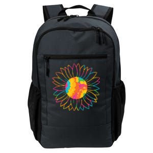 Colorful Sunflower Daily Commute Backpack