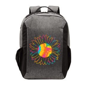 Colorful Sunflower Vector Backpack