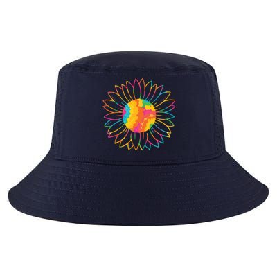 Colorful Sunflower Cool Comfort Performance Bucket Hat