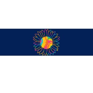 Colorful Sunflower Bumper Sticker