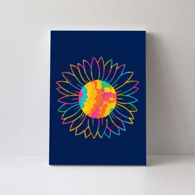 Colorful Sunflower Canvas