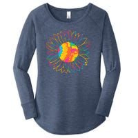 Colorful Sunflower Women's Perfect Tri Tunic Long Sleeve Shirt