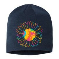 Colorful Sunflower Sustainable Beanie