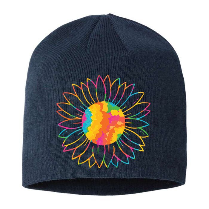 Colorful Sunflower Sustainable Beanie