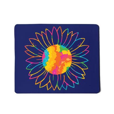 Colorful Sunflower Mousepad