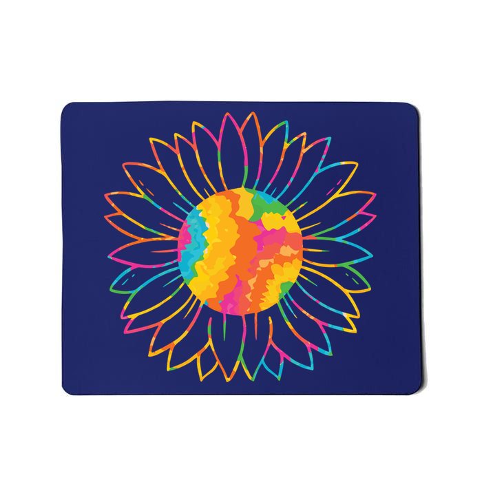 Colorful Sunflower Mousepad